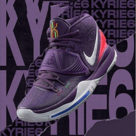 NIKE KYRIE IRVING 6 EP ENLIGHTENMENT 紫彩 XDR BQ4631-500正品 現貨