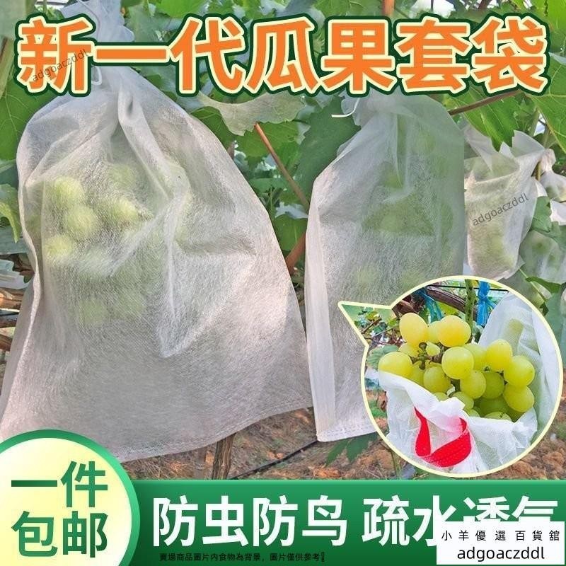 臺灣出貨+統編 防鳥罩全罩瓜果套袋無紡佈葡萄防果蠅枇杷果專用袋果子番茄