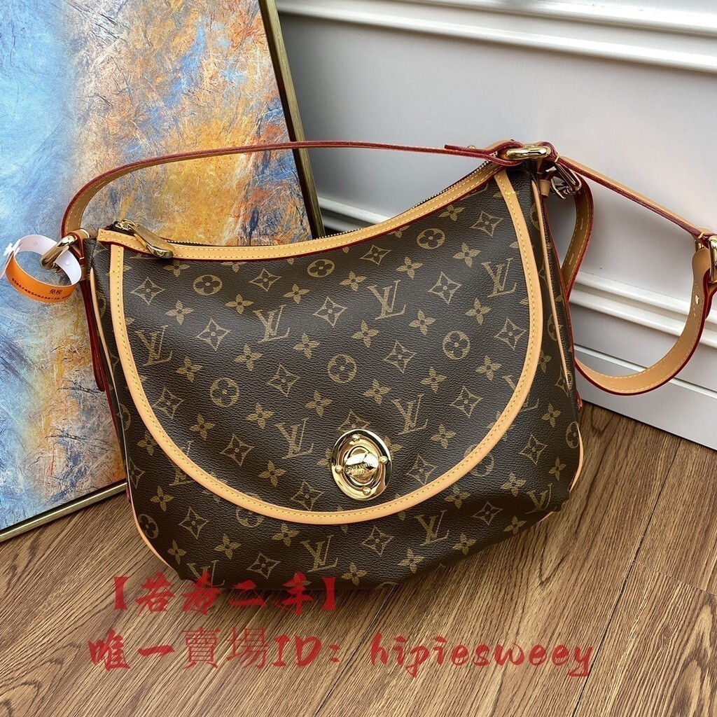 二手全新精品 LV 路易威登 M40075 Tulum 經典老花 中古包 金豆包 腋下包 斜背包 斜背包 女包