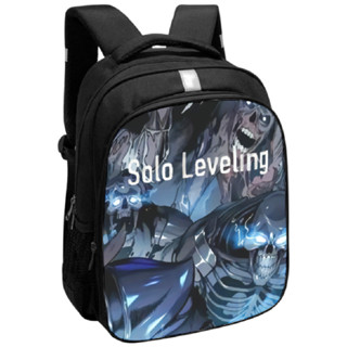 【我獨自陞級】跨境新品solo leveling週邊學生大容量反光背包書包