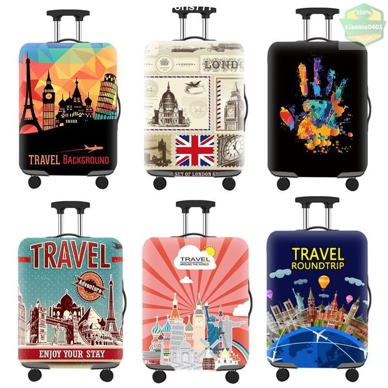 台灣熱賣 環遊世界系列 行李箱保護套 行李箱套 耐磨防塵套 18吋20吋24吋28吋30吋32吋