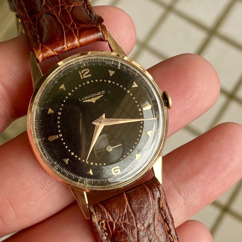 錶現不凡～LONGINES/浪琴錶，原裝750玫瑰金，手上鍊。年中慶~全館特價中