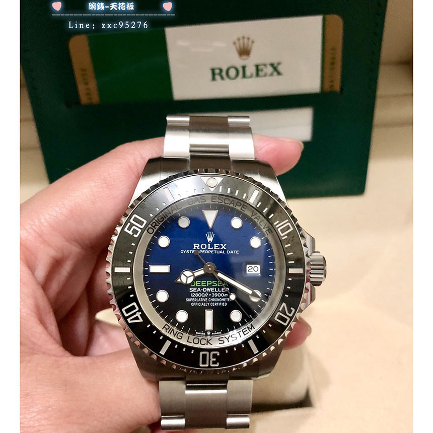 Rolex 勞力士 Deepsea 深海使者 D-blue 2018保卡126660 (）腕錶