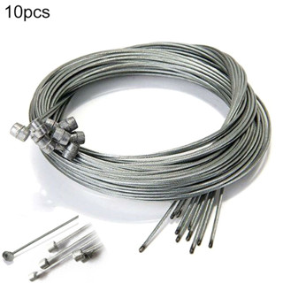 10Pcs 2m Bike Bicycle Brake Inner Wire Gear Shift Cable Line
