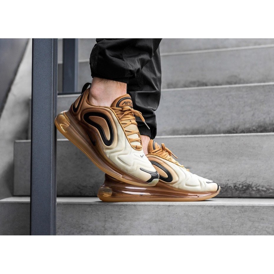 現貨 Nike Air Max 720 Gold 金色 棕色 金礦 漸層 氣墊 慢跑鞋 情侶鞋 AO2924-700