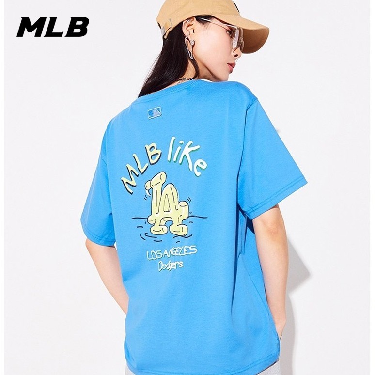 免運 MLB LIKE印花短袖 短袖 T恤 Yankees 洛杉磯道奇隊 NY 紐約洋基隊 3ATSre22