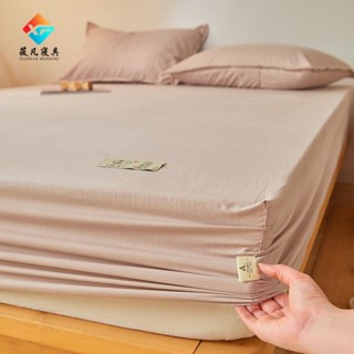 GUGU樂|新款日式無印風100%純棉床包 素色 床笠 床單 床罩 保潔墊 單人/雙人/加大床包 枕GUGU