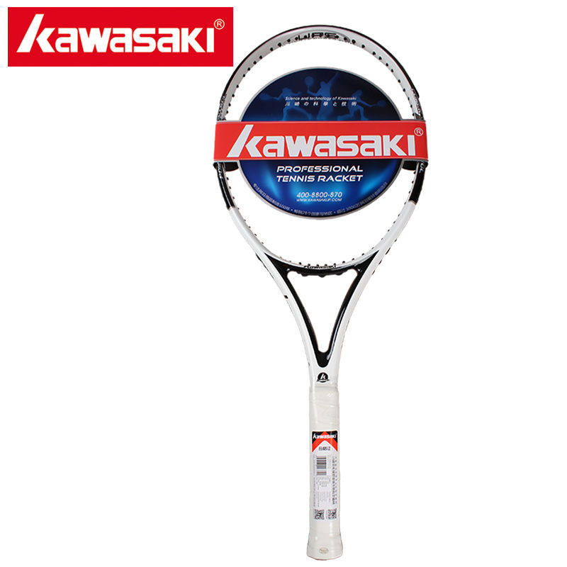 【精品熱銷】Kawasaki川崎網球拍全碳素超輕男女初學者大學生專業訓練耐用單拍
