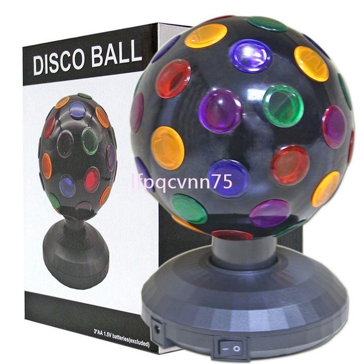 disco球燈迪斯科七彩魔球燈吧蹦迪ktv氛圍燈舞臺燈360度旋轉發&amp;超級大放送