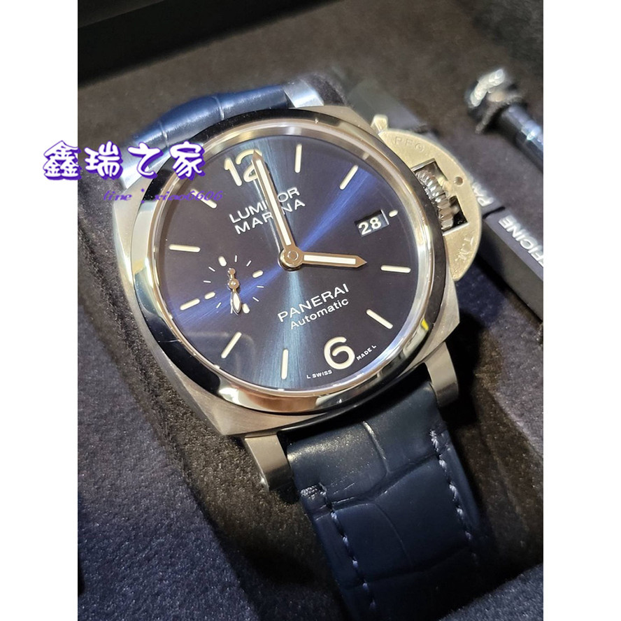 Panerai 沛那海 Luminor 3日鍊 PAM1313 44MM 藍面 白鋼 2020年 臺AD 三明治