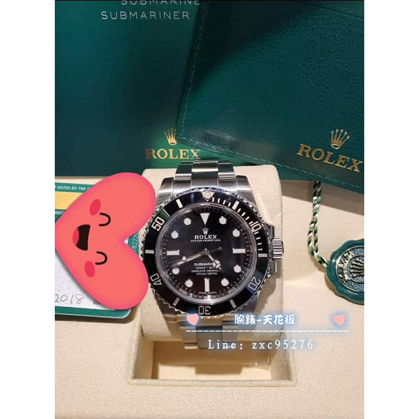 勞力士 114060 Rolex 黑水鬼 無曆 陶瓷外圈 Submariner腕錶