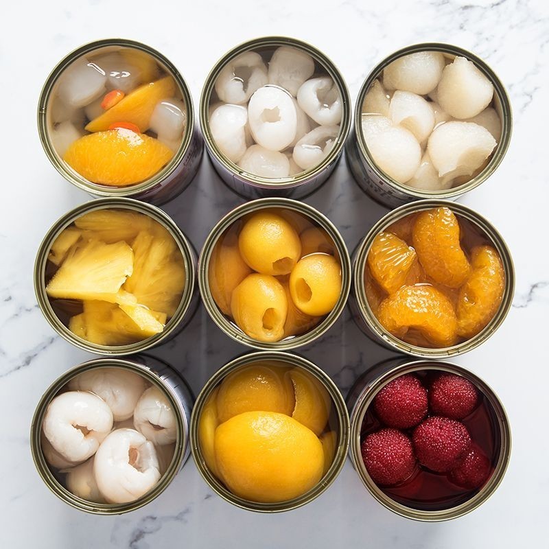 罐頭 水果罐頭 水果罐頭多種口味混合一整箱荔枝龍眼黃桃枇杷橘子果家人大罐零食