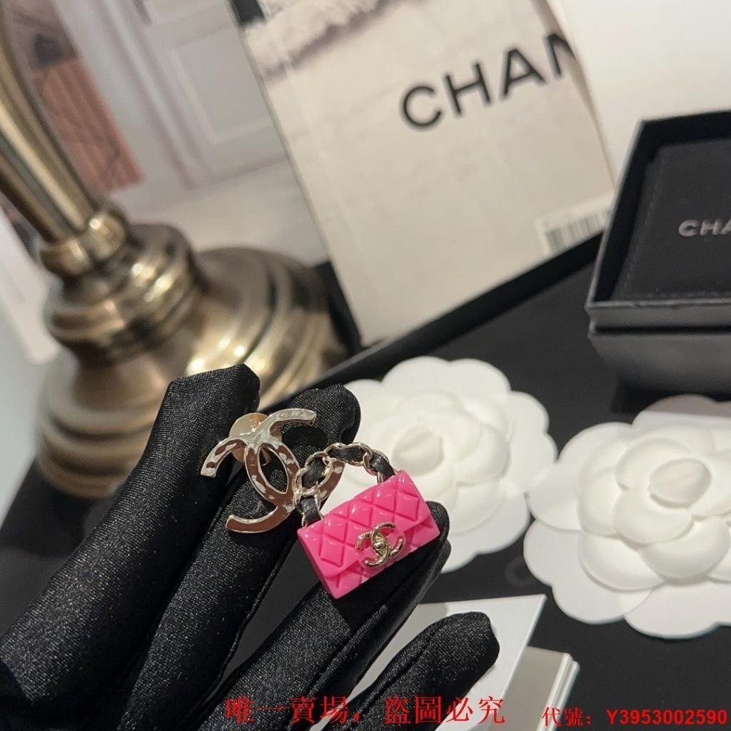 二手正品 CHANEL/香奈兒 包包造型 胸針