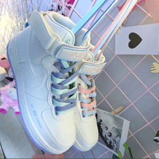 日本正品 Nike Air Force 1 Hi Ut 獨角獸 米白 籃球鞋 女 CQ4810-111