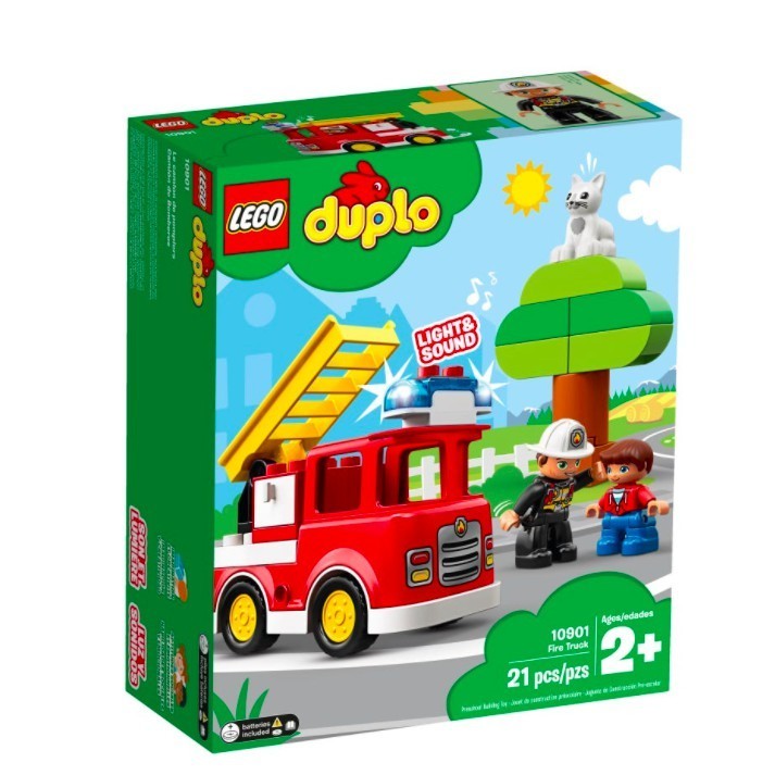 『現貨』LEGO 10901	Duplo-消防車    盒組   【蛋樂寶樂高館】