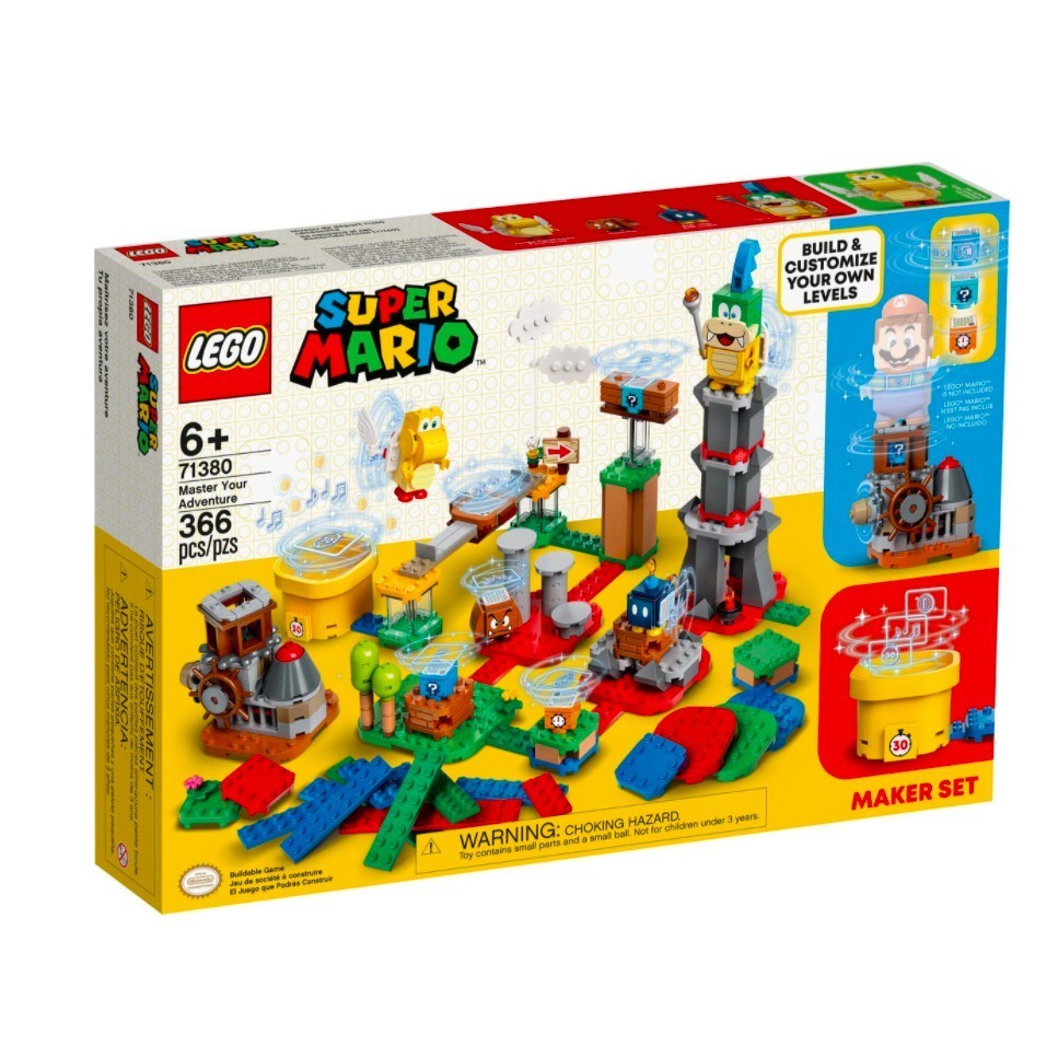 『現貨』LEGO 71380	Mario-瑪利歐冒險擴充組     盒組     【蛋樂寶樂高館】