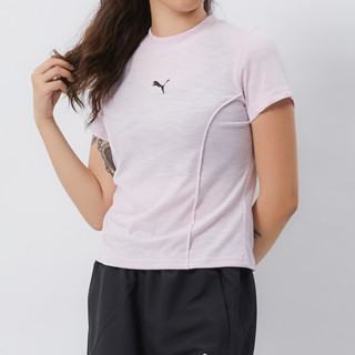 Puma Dare To 女款 粉色 流行系列 亞規 T恤 修身 小立領 上衣 運動 休閒 短袖 62824193