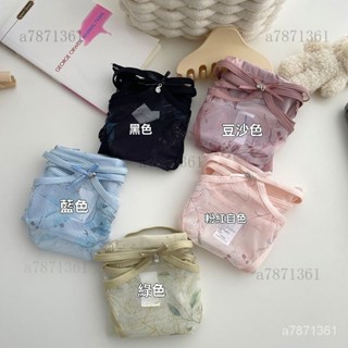 🎀【情侶款】青草綠情侶內褲 一男一女性感純慾三角褲 男平角褲 一對情侶系列性感純欲鏤空純棉低腰情侶內褲 男內褲 UIFG
