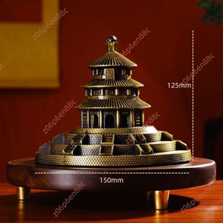 6廠商 廠家熱銷🔥電子發票🔥祈年殿 合金建築玄關擺件 北京旅遊紀念品 古風擺件 中國風天壇模型 玄關擺飾 入宅擺件
