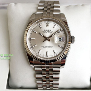 Rolex 勞力士 日誌型系列116234 銀盤腕表 機械錶 休閒男士手錶