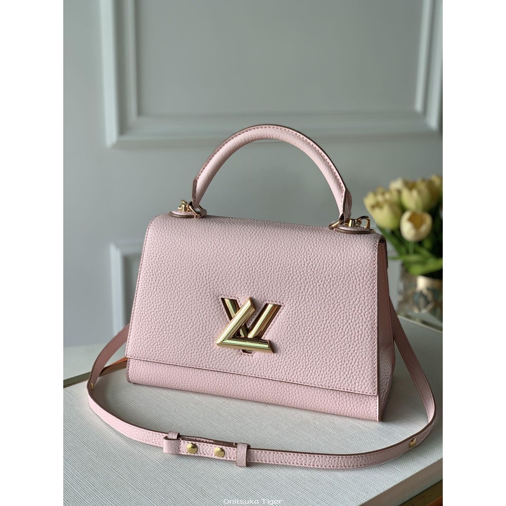 二手Louis Vuitton LV Twist One Handle MM Bag M57092粉色