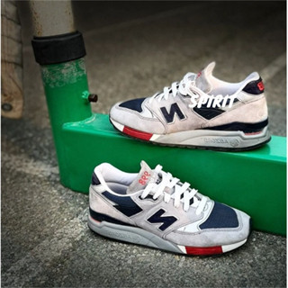 New Balance 998系列 低筒3M反光復古跑步鞋 ENCAP緩震中底 灰色