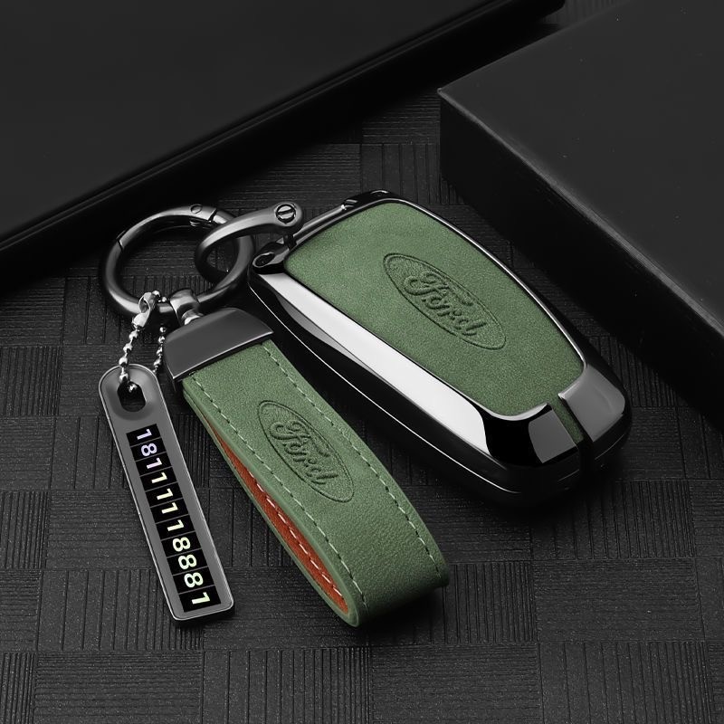 晶片鑰匙套 福特專用鋅閤金鑰匙保護殼 FOCUS Mondeo KUGA WAGON鑰匙保護套