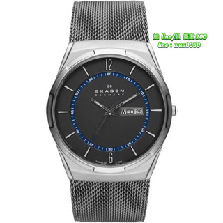 丹麥 SKAGEN手錶 SKW6007 手錶 40mm 鋼錶帶 鈦金屬 灰面盤 女錶 男錶 斯格恩腕錶