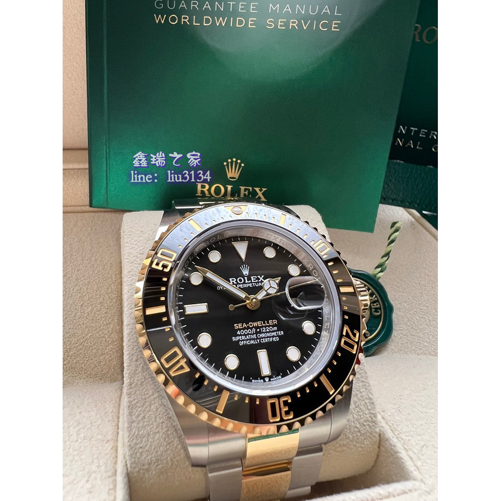 ROLEX 勞力士 126603 海使系列 Sea-Dweller 最新款金字半金海使 2022新式保卡 43MM