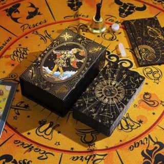 【🔥親測推薦🔥】📢熱門款典藏版韋特塔羅牌pvc塑膠防水TAROT卡牌中英文説明書78張初學者用