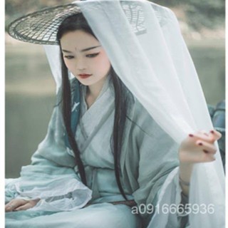 古風cosplay帽古裝漢服僊謝憐cos鬥笠影樓幕籬防曬遮容麵紗俠女帽