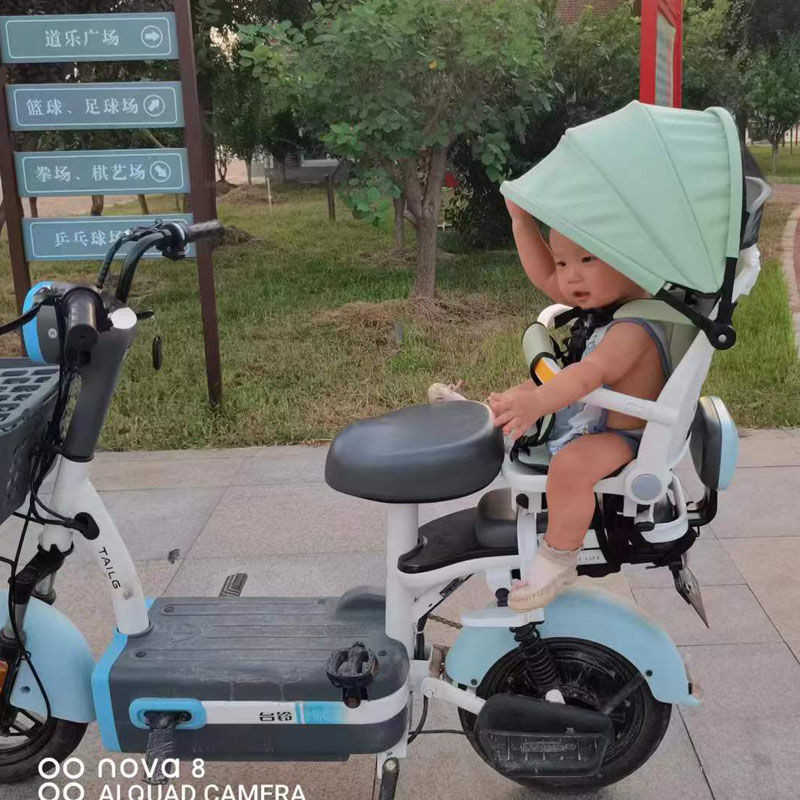 台灣出貨 免運 自行車兒童后置座椅 電瓶車嬰兒小孩坐椅 電動踏板摩托車寶寶安全椅 兒童機車座椅 寶寶摩托車安全椅 後座椅