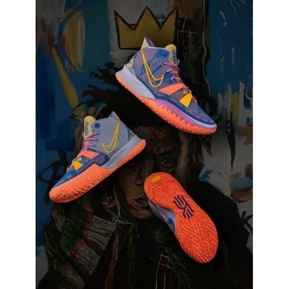 Nike Kyrie 7 PH EP Expressions 藝術主題 藍粉 籃球 DC0589-003 顏色齊全