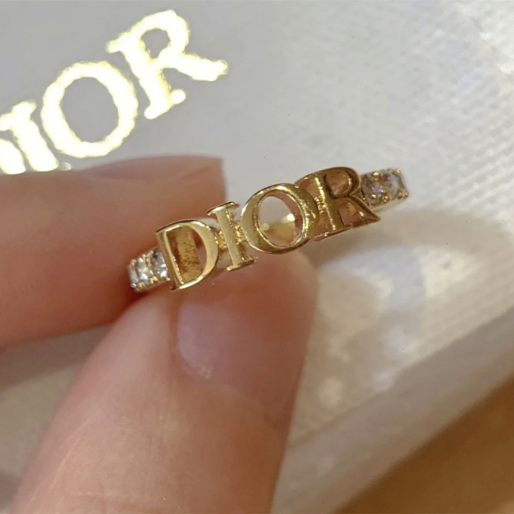 DIOR 迪奧 R1009D DIO(R)EVOLUTION 水晶 字母 戒指