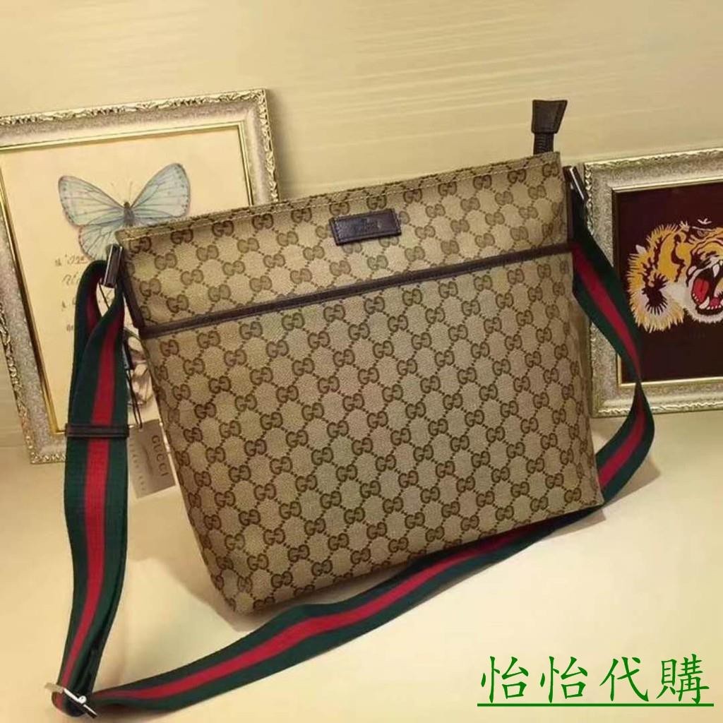 火爆款 gucci 古奇男包 男士休閒時尚單肩包 斜挎包 側背包 日常百搭潮流男包 商務時尚斜挎包 公文包