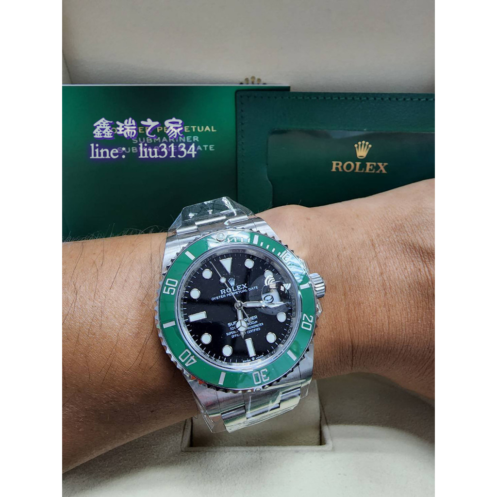 Rolex 勞力士 126610LV 綠水鬼 41MM 3235 星巴克 陶瓷圈 22.07 全新 新卡