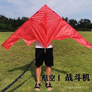 🔥免運熱賣🔥新款成人風箏高檔隱形飛機高檔三角長尾立體高階中大型超輕薄個性
