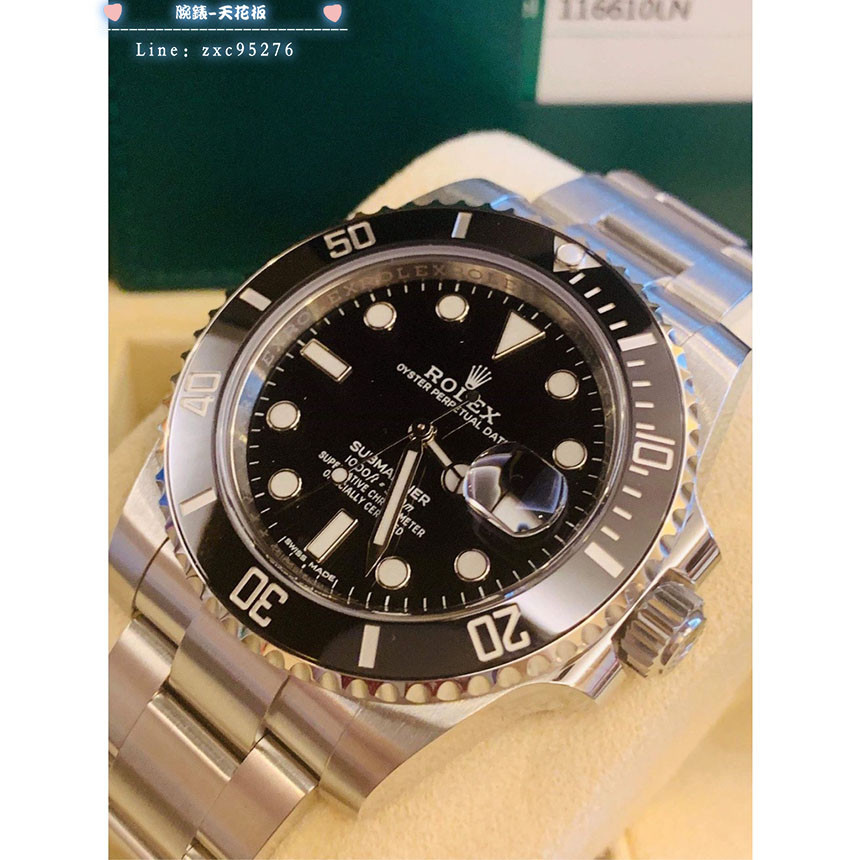 勞力士 Rolex 116610Ln 全新 現貨 黑水鬼 保卡 國內Ad貨 北市可面交 刷卡分期腕錶