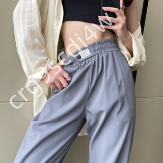 【瘦身裝備】瑜珈冰絲運動褲寬鬆涼感健身戶外跑步褲女夏季薄款速乾九分燈籠棉褲運動寬鬆束腳防蚊褲健身休閒涼涼褲0328