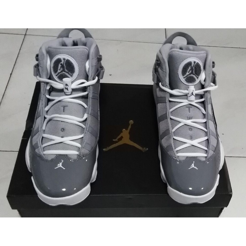 正品 Nike Air Jordan 6 Rings GS 322992-015 碳灰 男女鞋
