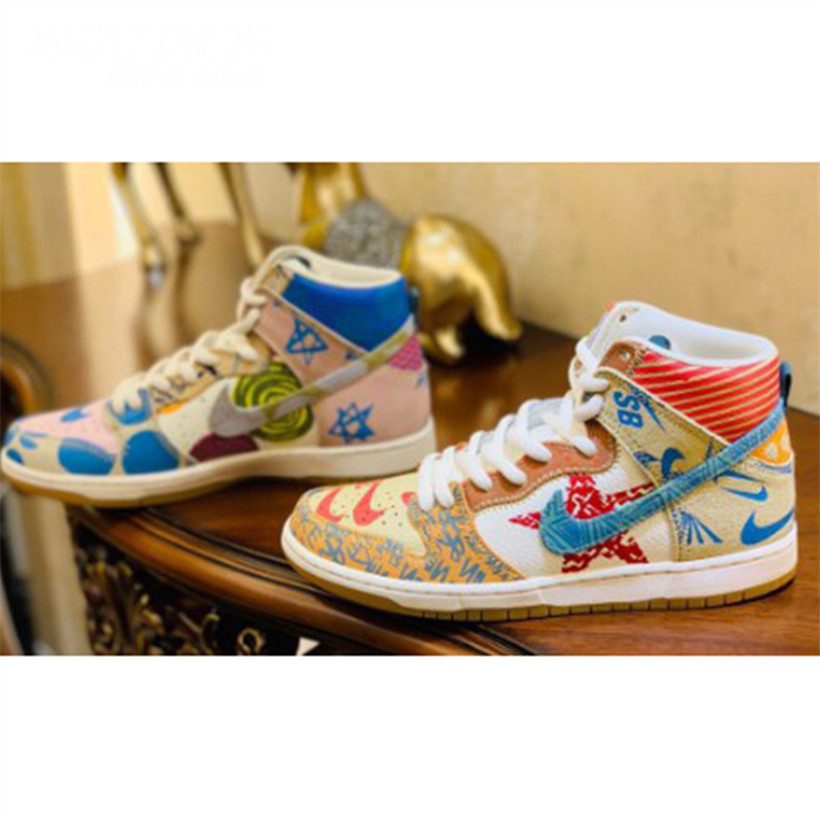 特價款 Nike Sb Zoom Dunk High What The 塗鴉 鴛鴦 籃球鞋 918321-381