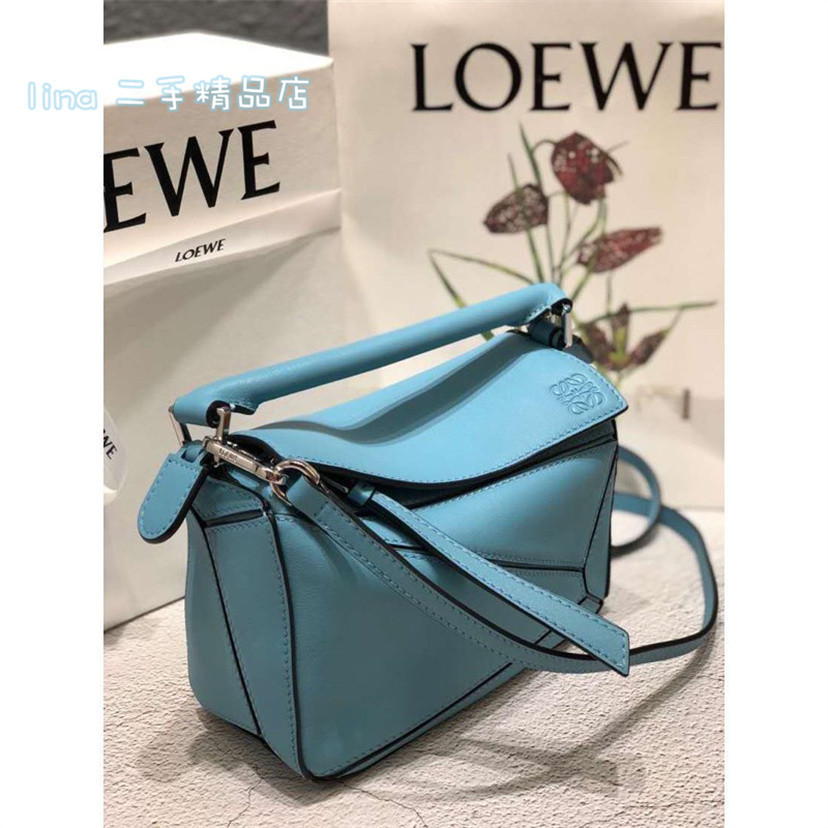 精品現貨 loewe 羅威 puzzle BAG _Mini Puzzle Bag Tan 迷你