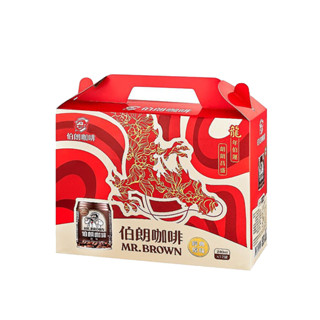 【Mr. Brown伯朗】龍年行大運．伯朗咖啡禮盒．240ml．12罐/盒．送禮自用兩相宜