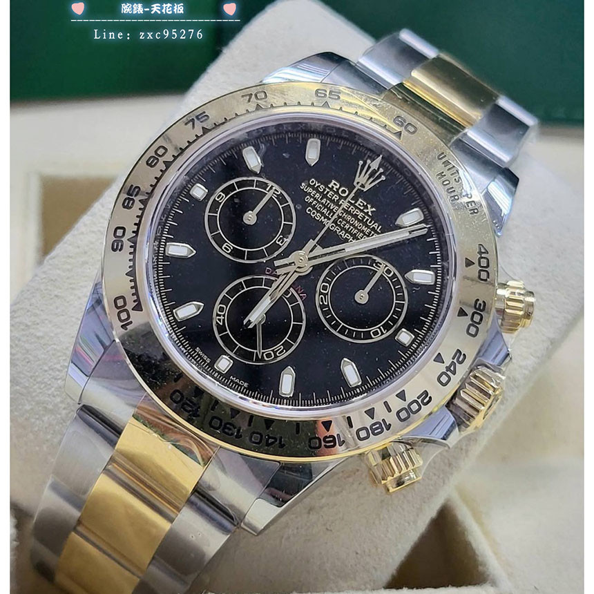 Rolex 勞力士 迪通拿 Daytona 116503 半金 黑面 40Mm 21.08 全新 116518腕錶