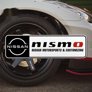 【Nissan專用】 適用於Sentra B18 可定製日産nissan汽車nismo標誌尼桑反光汽車貼紙車門貼後玻璃貼