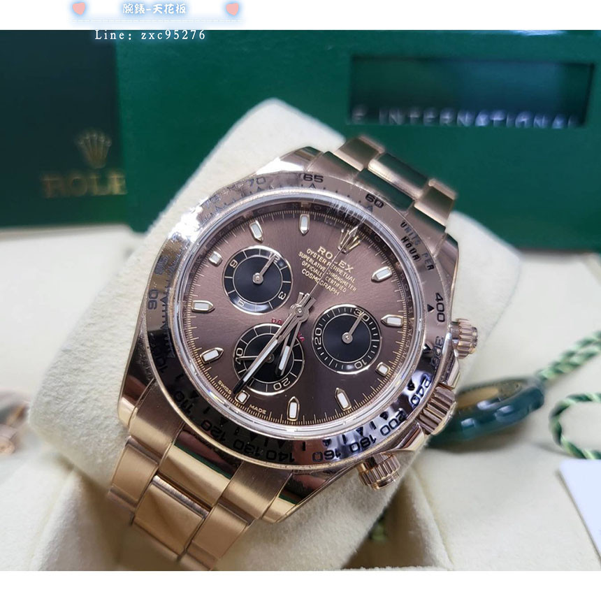 Rolex 勞力士 迪通拿 Daytona 116505 巧克力 玫瑰金 116515 21年 新卡腕錶