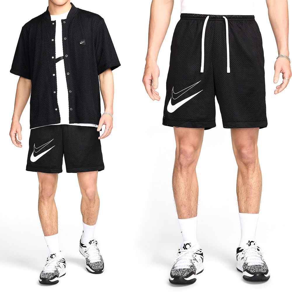 Nike NK DF STD ISS REV Shor 男款 黑色 運動 雙面穿 休閒 透氣 短褲 FN3038-010