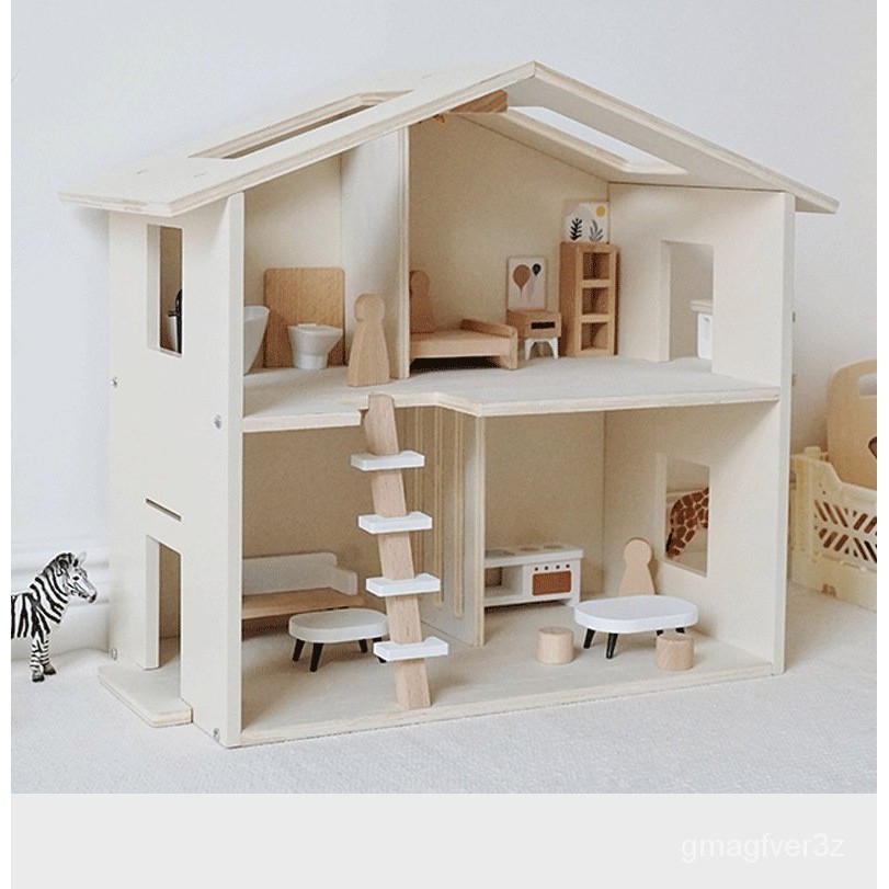 【熱銷】兒童過傢傢 廚房玩具屋 木製 做飯玩具 仿真別墅 房男女孩木質生日禮物