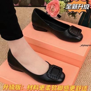 平底鞋 女鞋 特價單鞋女春秋新款四季豆豆鞋軟皮軟底舒適百搭女鞋小皮鞋