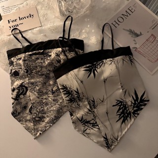 中國風背心女 復古純欲辣妹抹胸背心女2024夏季氣質新中式打底外穿內搭吊帶上衣新中式上衣女 國風無袖小可愛吊帶上衣